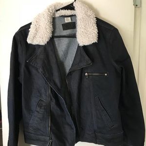 Levi’s motto jacket with faux wool collar